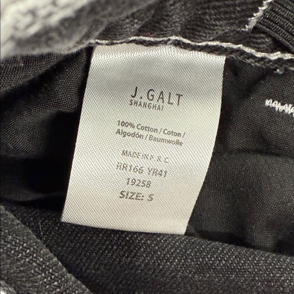 J Galt Jeans Wm Small Black Gray Denim Carpenter Skate Street 90s Y2K Utility - Picture 7 of 8